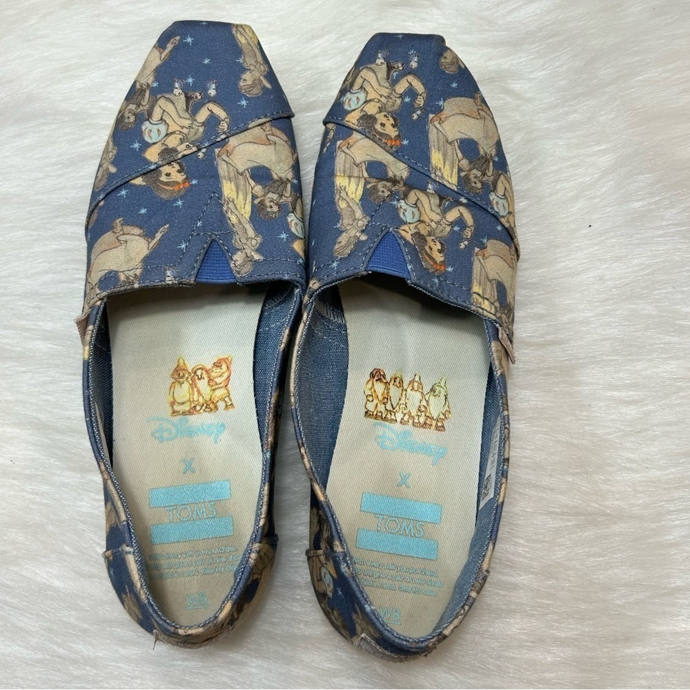Disney x Toms Lady and the Tramp Women Classic Shoes Size 8 - Picture 2 of 6